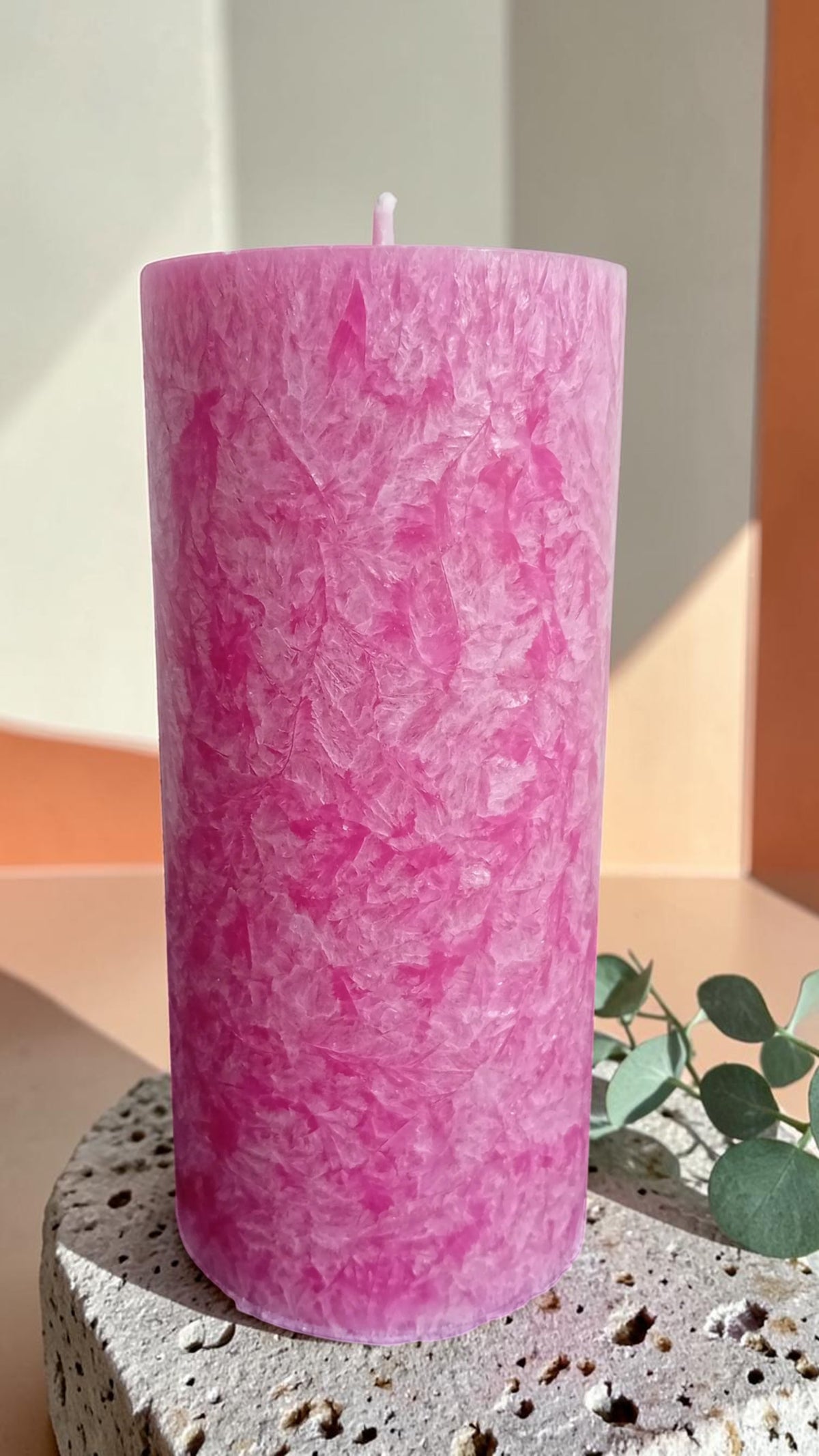 Handgemaakte Satin Ice Kaars