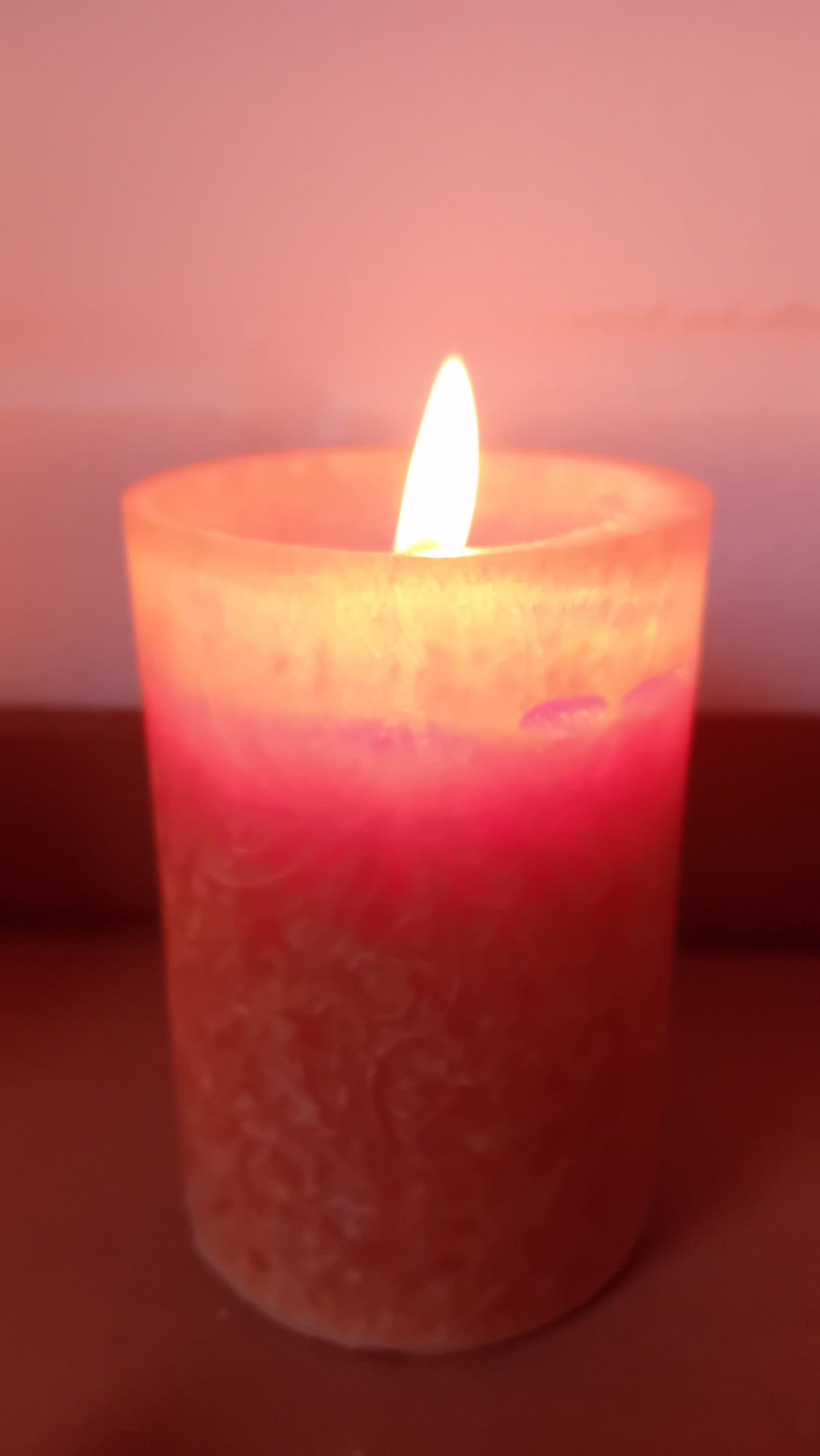 Handgemaakte Satin Ice Kaars