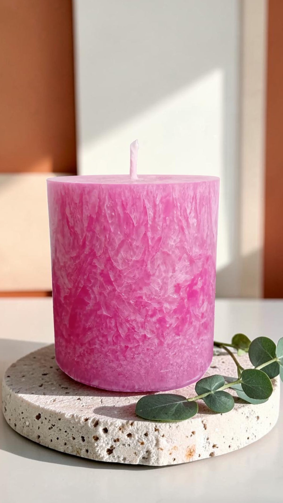 Handgemaakte Satin Ice Kaars