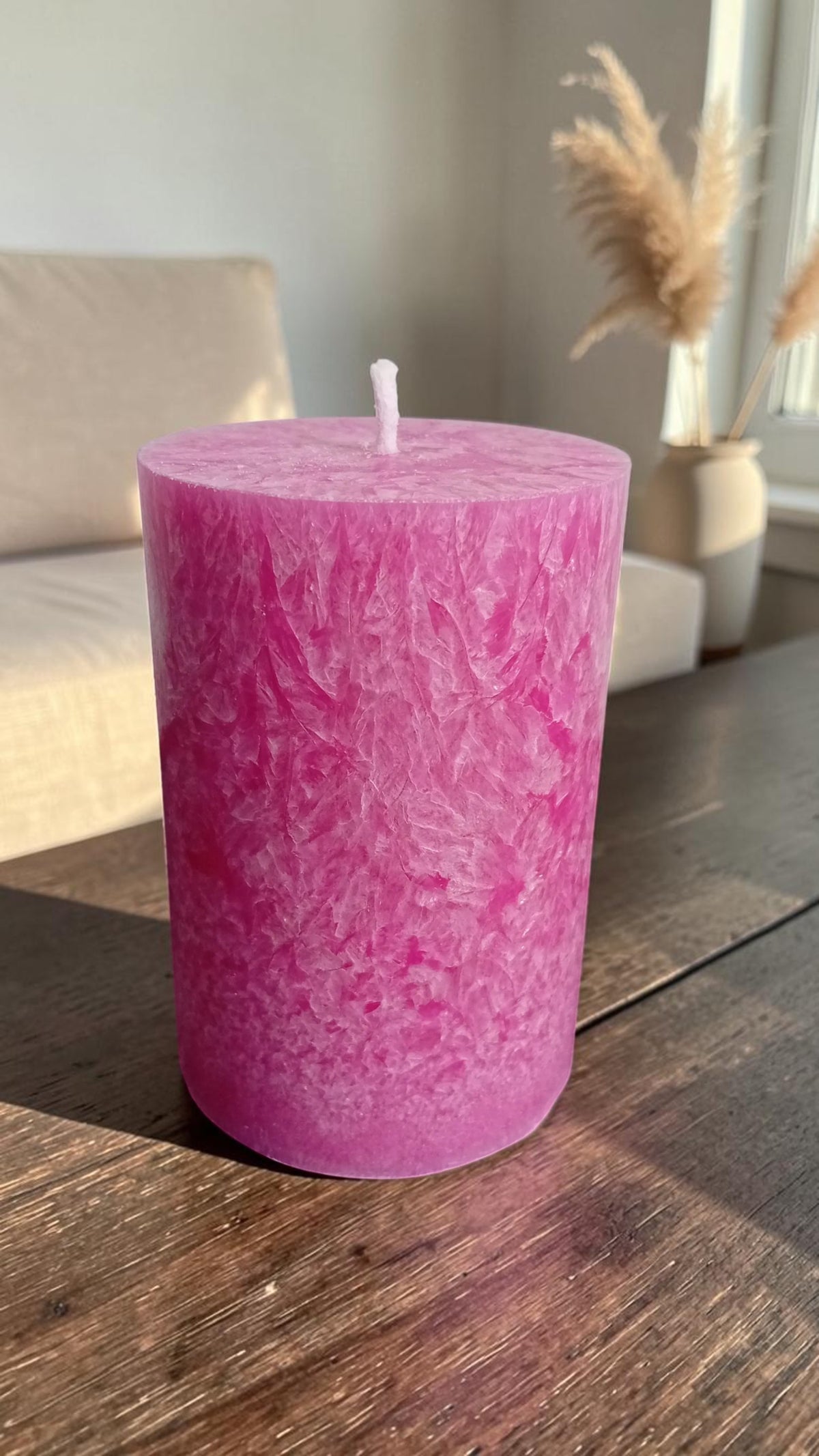 Handgemaakte Satin Ice Kaars