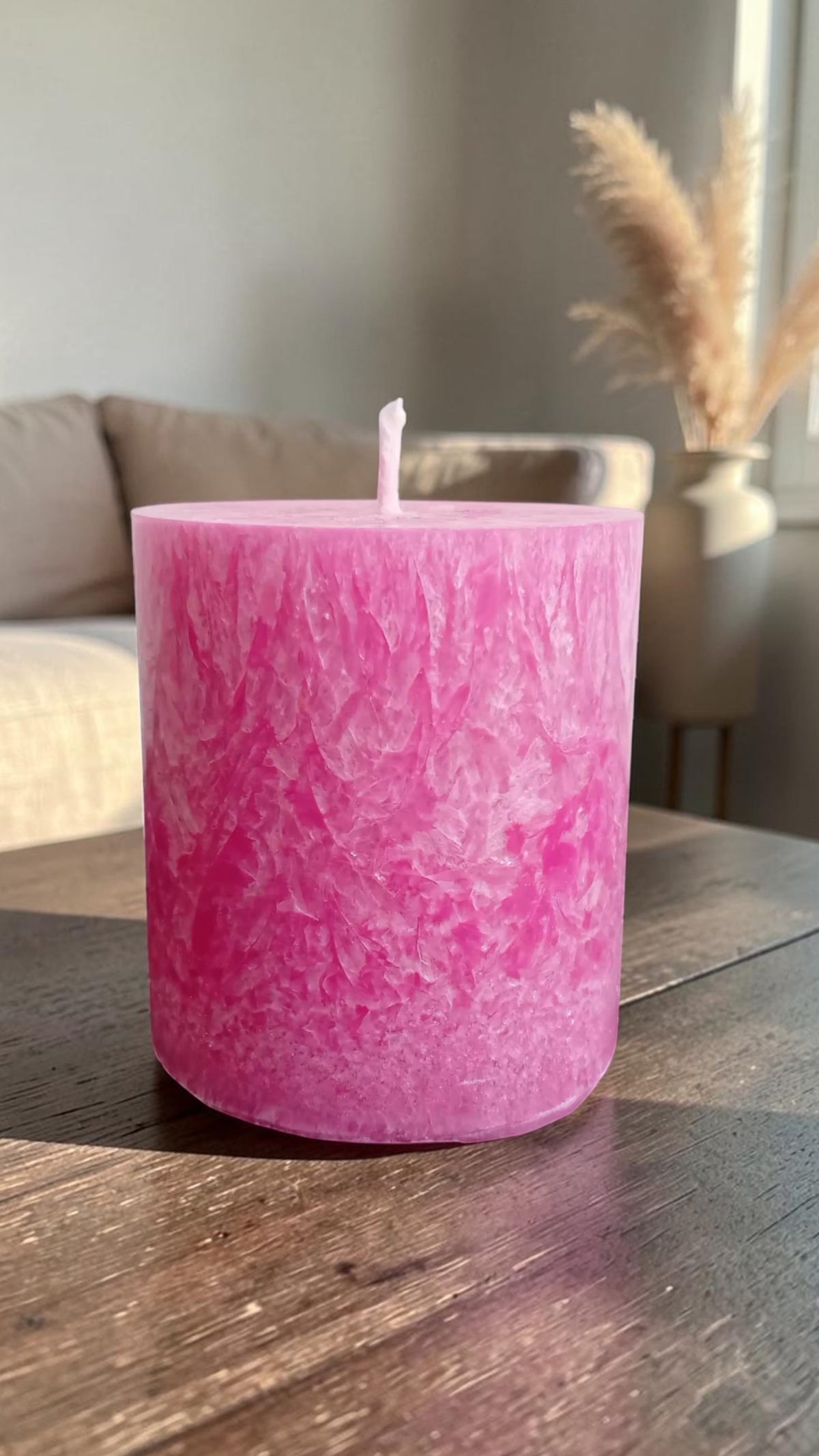 Handgemaakte Satin Ice Kaars