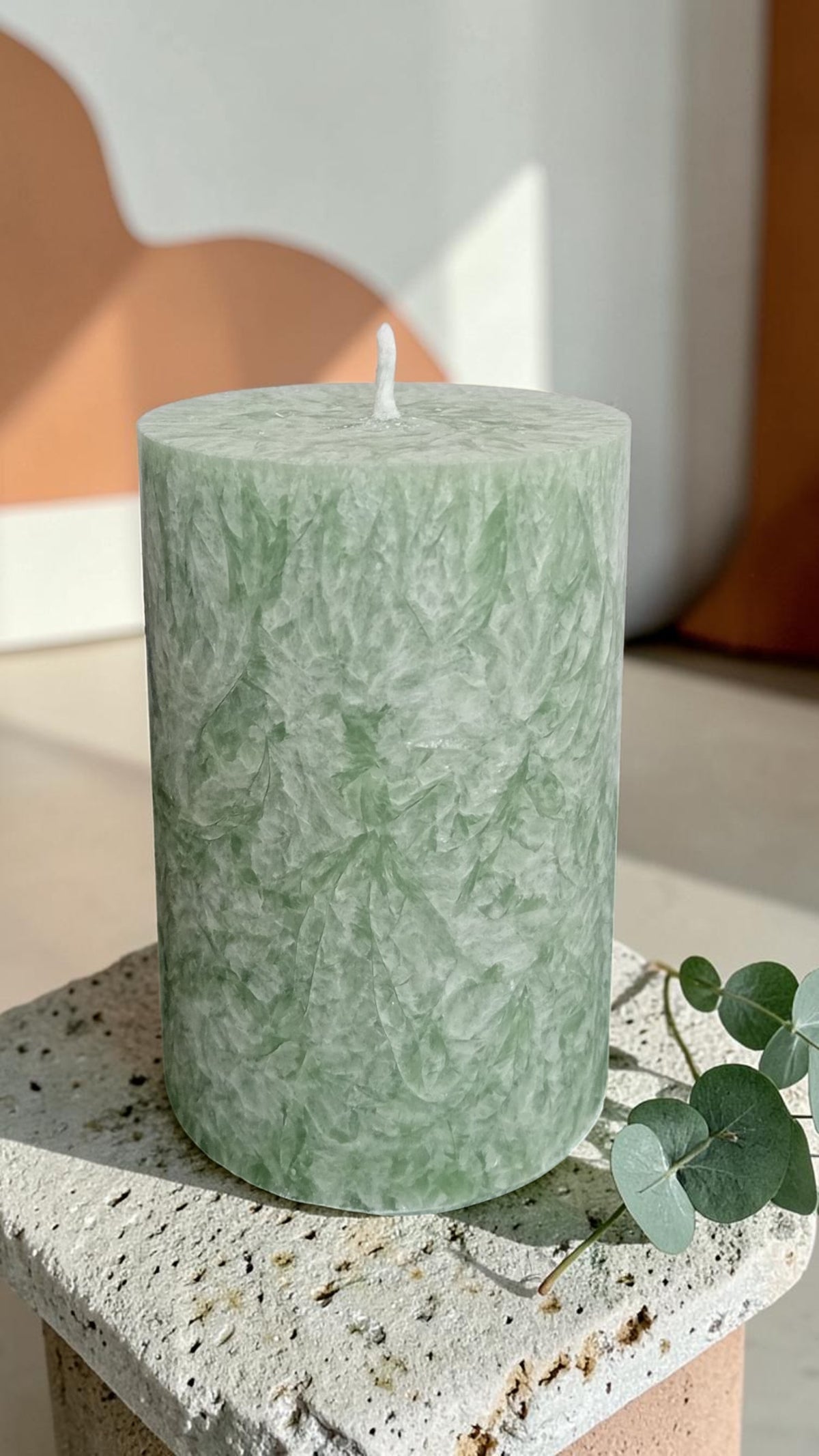 Handgemaakte Satin Ice Kaars