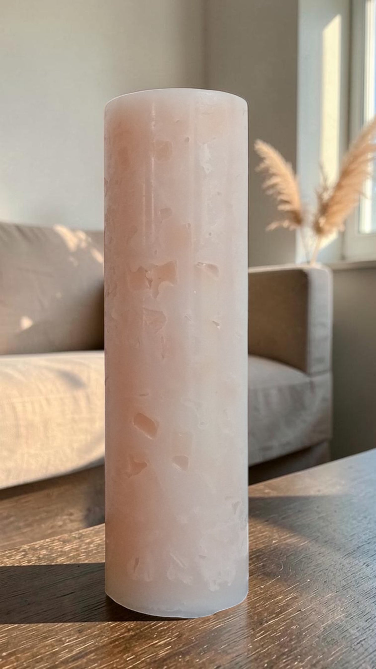 Terrazzo Mosaic Candle, Champagne color