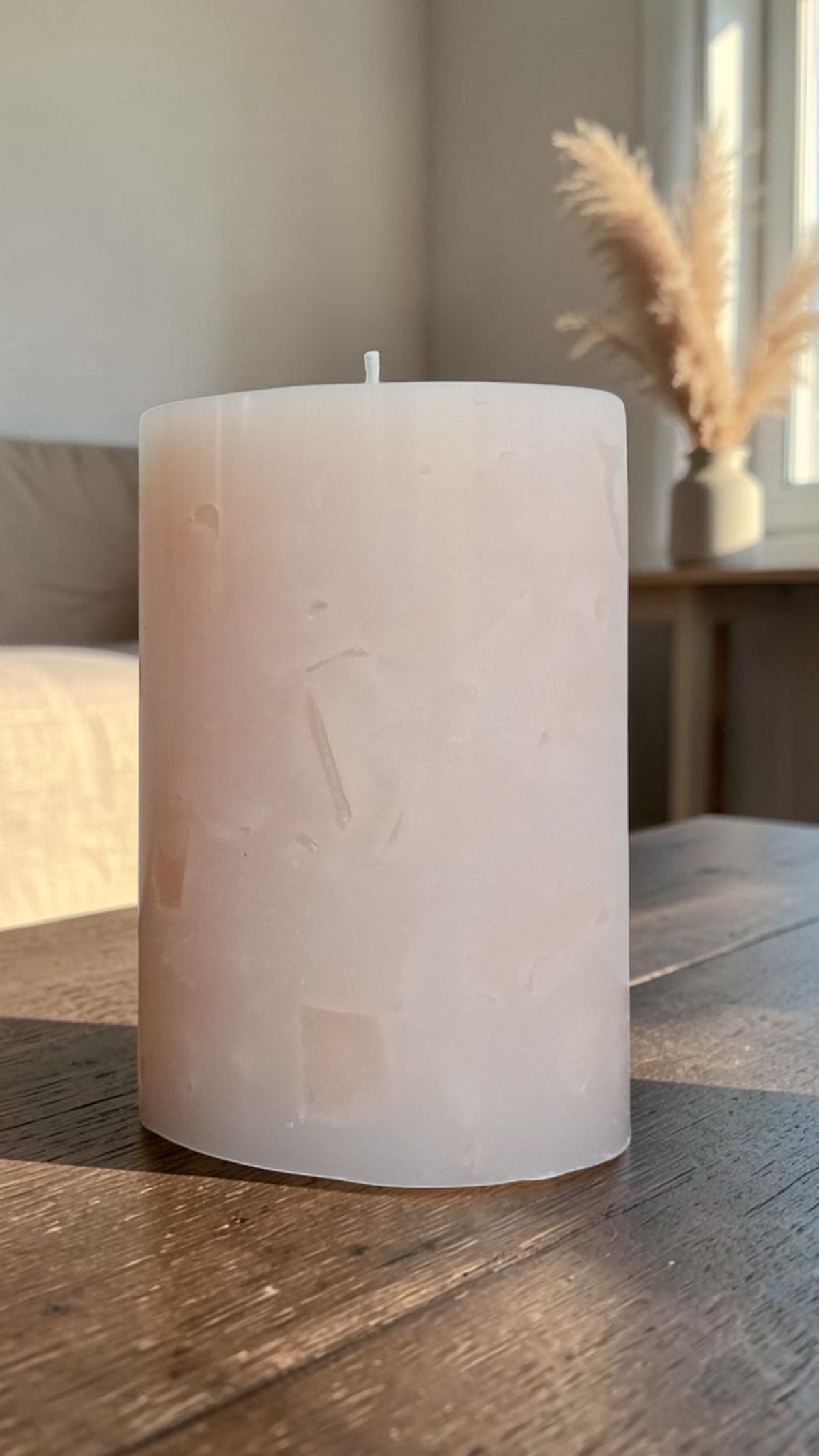 Handgemaakte mozaïek kaars