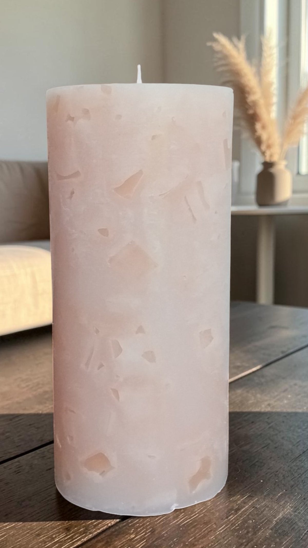 Handgemaakte mozaïek kaars