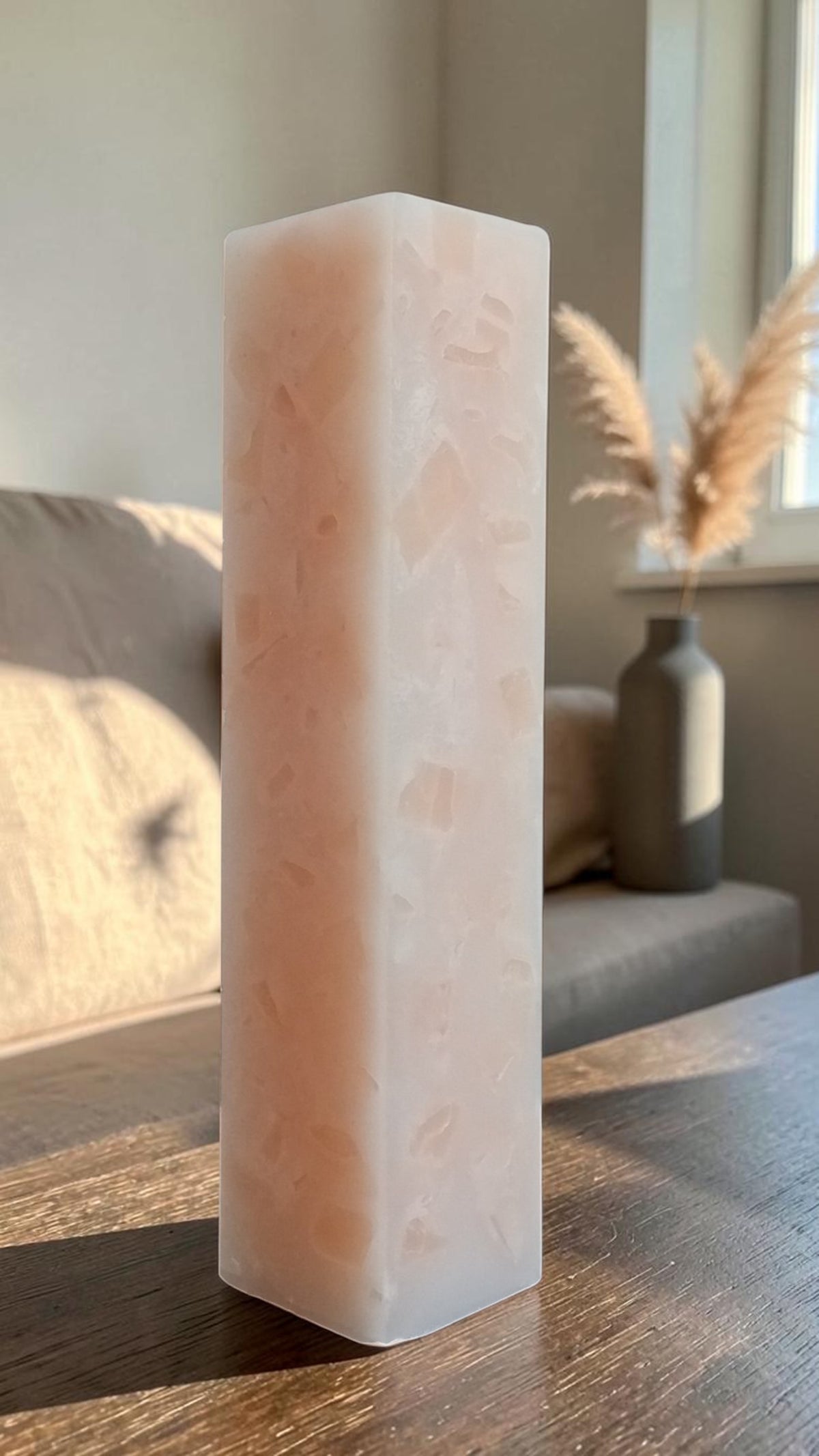 Handgemaakte Terrazzo Mosaic Candle Square
