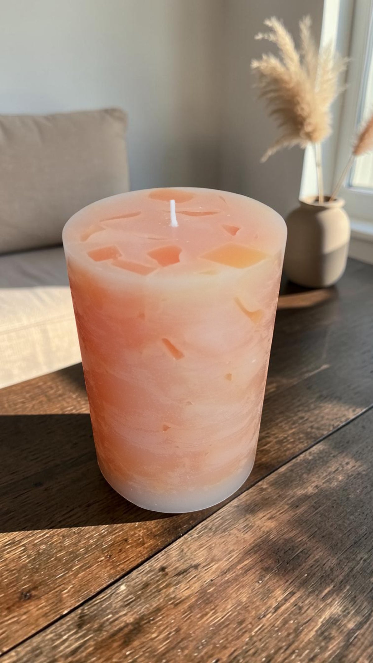 Handmade Terrazzo Mosaic Candle 
