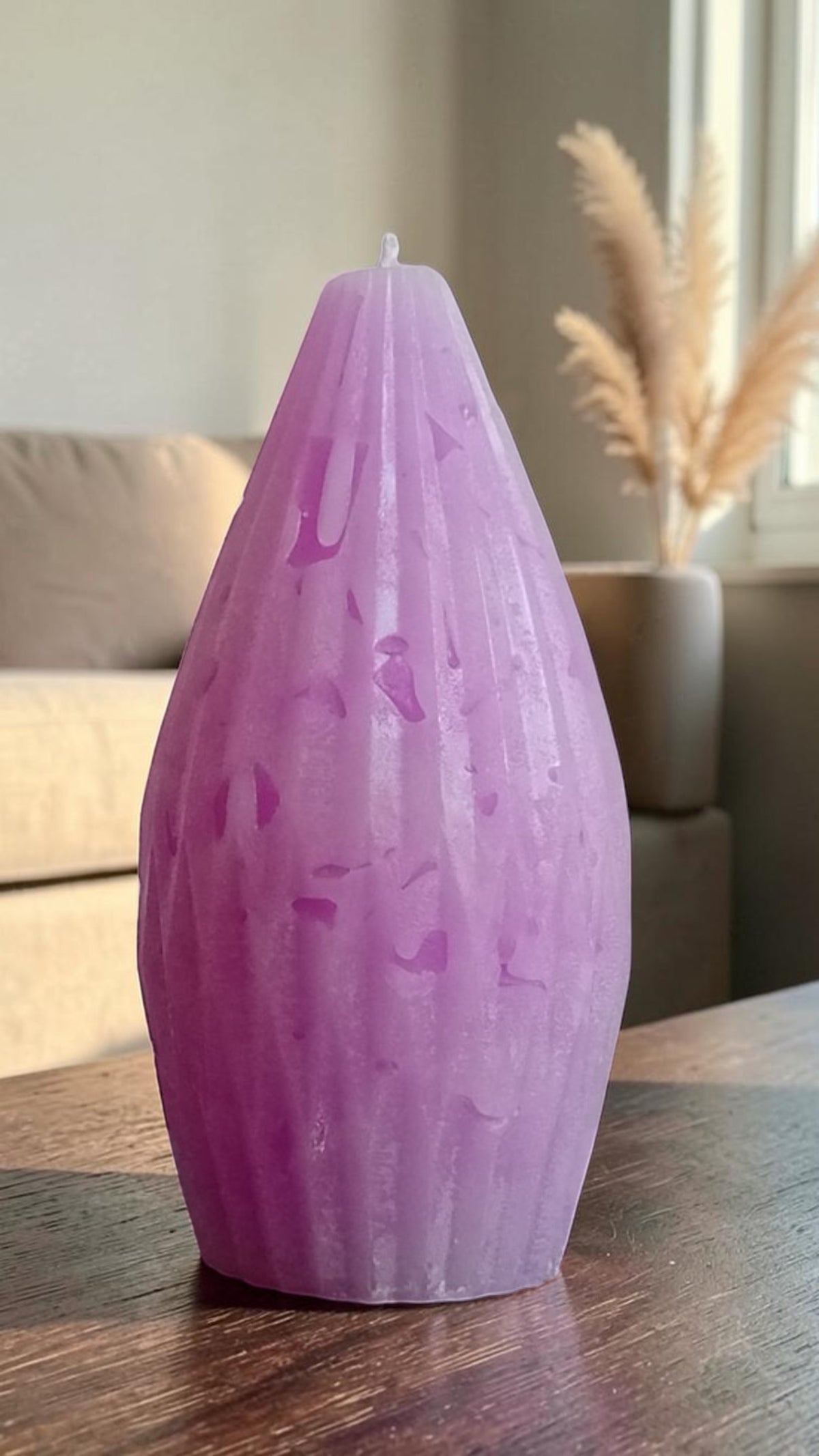 Handgemaakte Terrazzo Mosaic Candle Raindrop Big