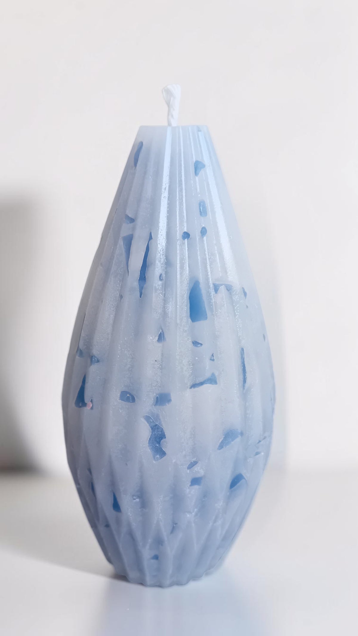 Handgemaakte Terrazzo Mosaic Candle Raindrop Big