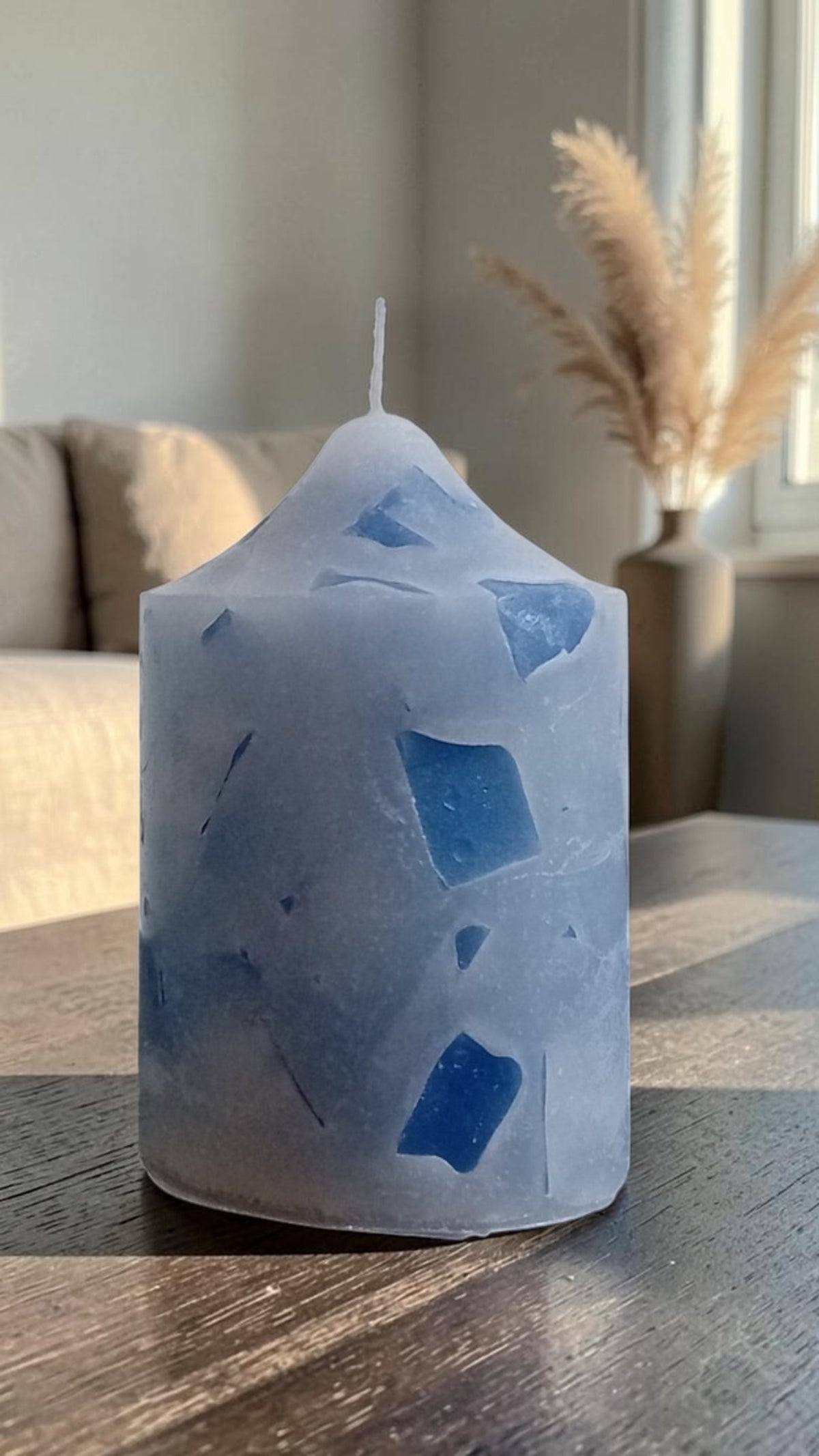 Handmade Terrazzo Mosaic Candle Small