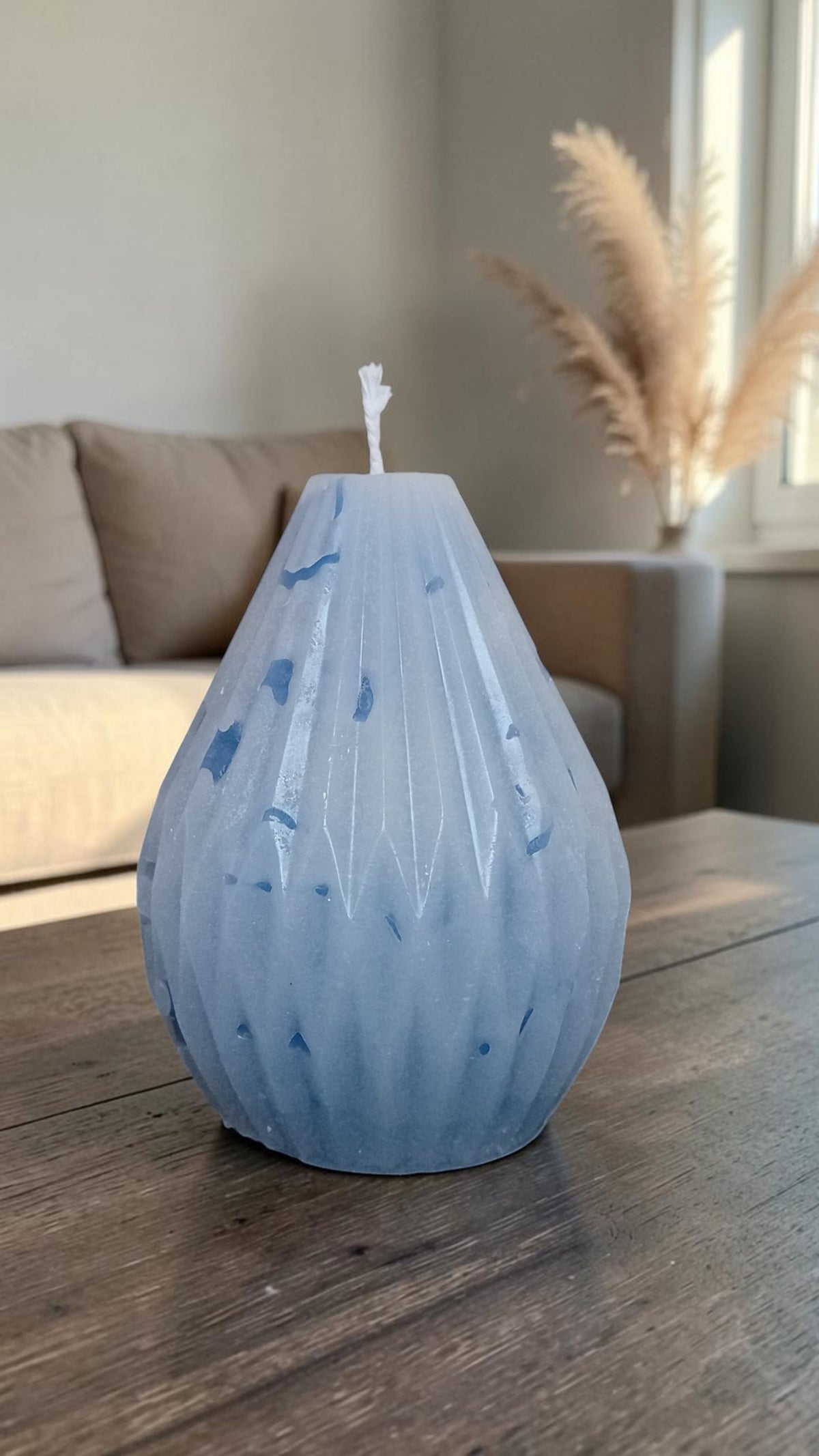 Handgemaakte Terrazzo Mosaic Candle Raindrop Small