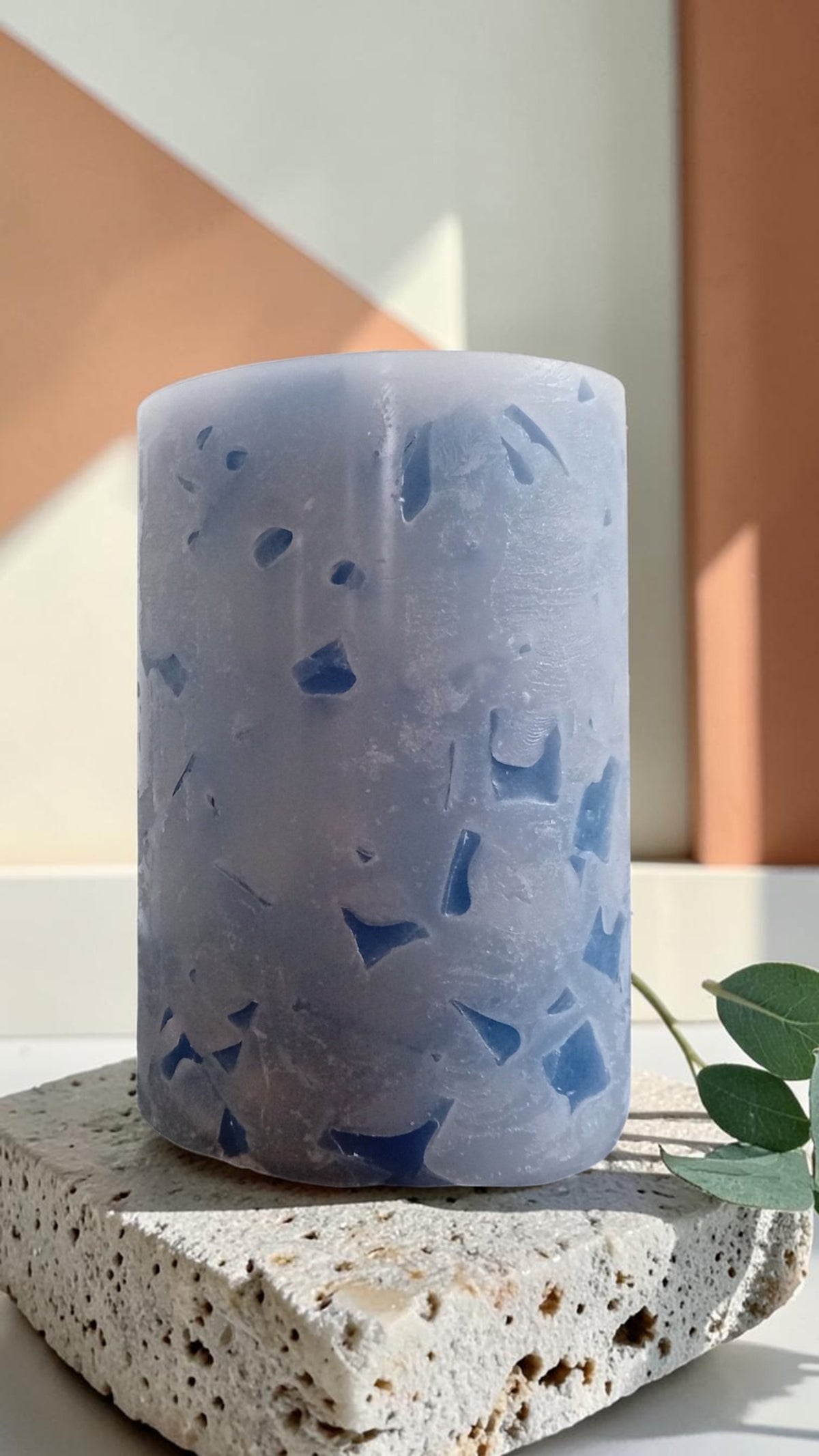 Handmade Terrazzo Mosaic Candle 