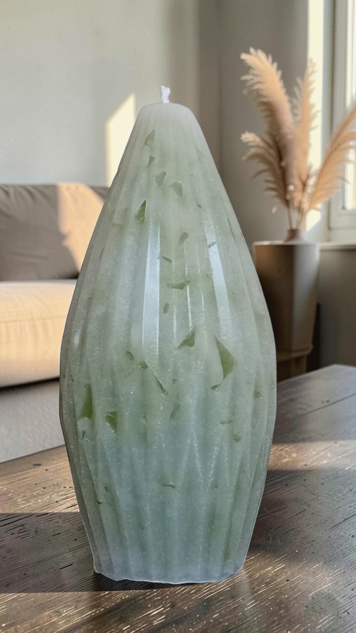 Handgemaakte Terrazzo Mosaic Candle Raindrop Big